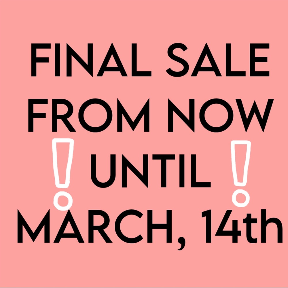 SHOP CLOSING ‼️Final Sale ‼️